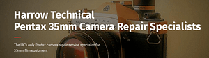 Harrow Technical - Pentax camera repair specialists