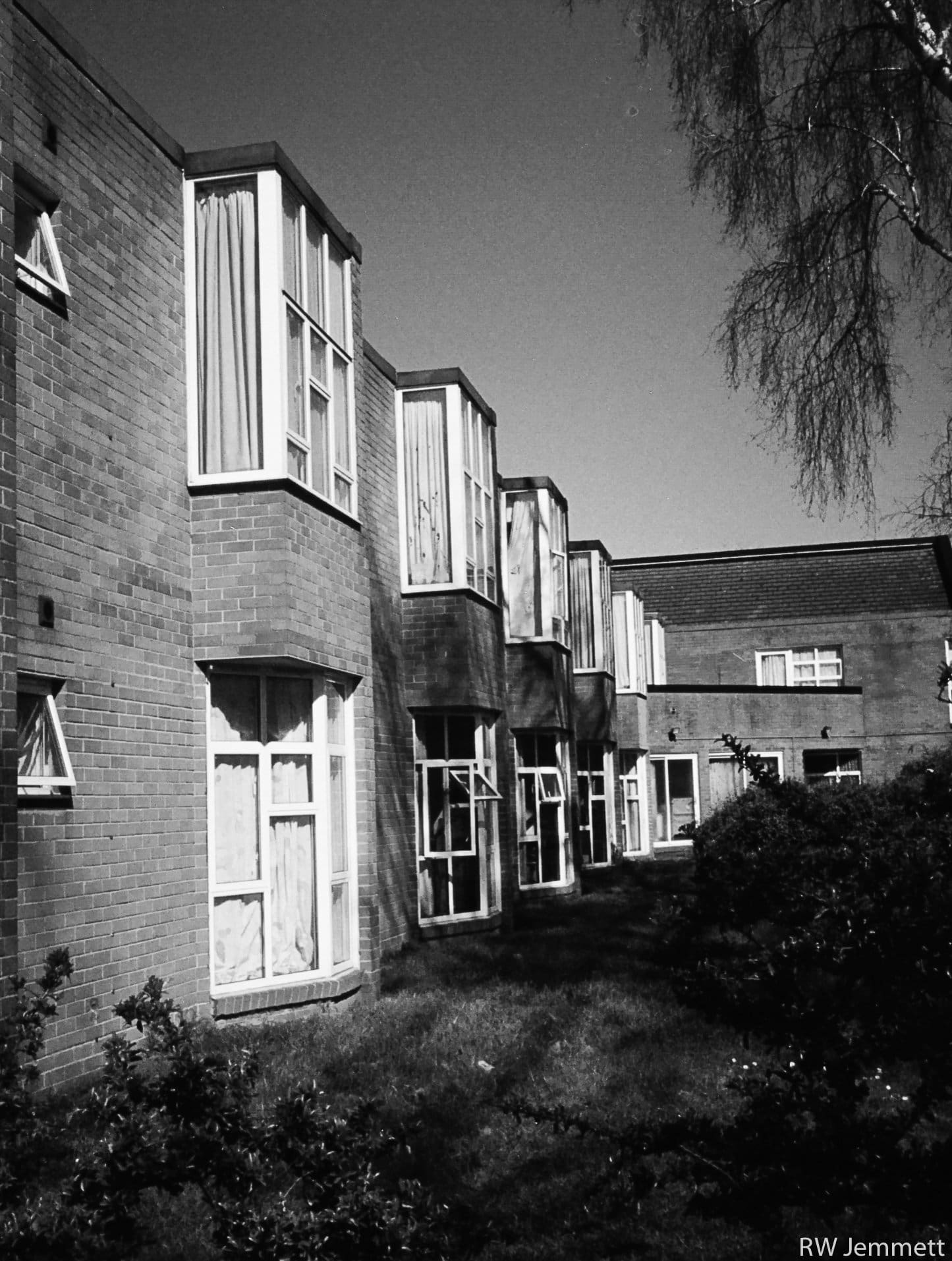 Row of homes in Great Hollands, Bracknell